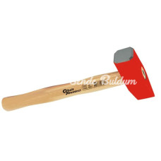Taşçı Keski Çekiç 1000 Gr  Boyalı Ahşap Saplı